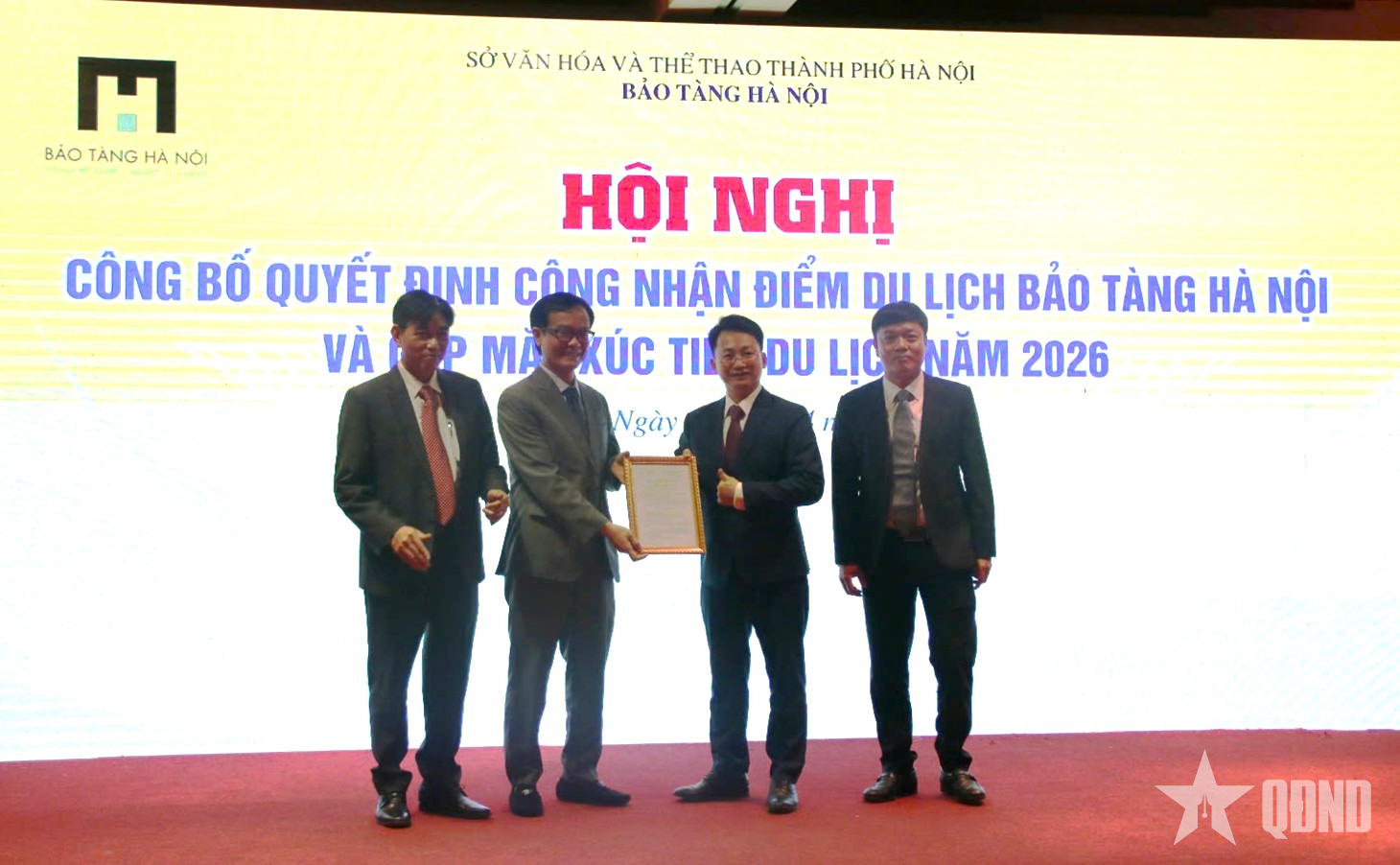 Bảo tàng Hà Nội được công nhận điểm du lịch